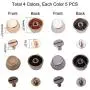 PH PandaHall 20 Pack 4 Colors 1/2 inch Alloy Screw Back Spike Metal Leathercraft Cone Studs Rivet for Purse Handbag Shoes Punk Rock Leather Craft Clothes Belt PH PandaHall 20 Pack 4 Colors 1/2 inch Alloy Screw Back Spike Metal Leathercraft Cone Studs Rivet for Purse Handbag Shoes Punk Rock Leather Craft Clothes Belt