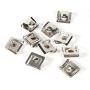 Engine Cover Screw Clips, Metal Car Engine Protection Trim Pin Clip, Undertray Cover Clips Kit, 10 Sets, 8D0805121