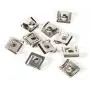 Engine Cover Screw Clips, Metal Car Engine Protection Trim Pin Clip, Undertray Cover Clips Kit, 10 Sets, 8D0805121