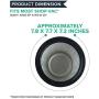 Crucial Vacuum Replacement Vacuum Filter - Compatible with Shop-Vac Vacuum Cartridge Filter Part # 88-2340-02, 90304, 9039800 – Fits Shop-Vac Wet and Dry, 5 Gallon+ Vacuum Cleaners - Bulk (1 Pack)