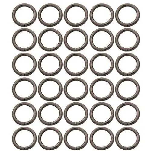 BIKICOCO 3/5 Metal O-Ring Buckle Connector Round Loops Non Welded for Bags Webbing Purse and Belt Straps, Gunmetal, Pack of 30 BIKICOCO 3/5 Metal O-Ring Buckle Connector Round Loops Non Welded for Bags Webbing Purse and Belt Straps, Gunmetal, Pack of 30