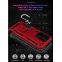 Yerebel Galaxy Note 20 Ultra Case 2020 6.9 inch, [Military Grade] [Metal Ring][Magnetic Support] Defender Heavy Duty Armor Cover for Samsung Galaxy Note 20 Ultra (red)