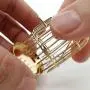 discountstore145 Doll House Accessory,Model Role Play Miniature Size Toy Eco-Friendly 1/12 Metal Bird Cage Funiture Accessory for Dolls House Golden discountstore145 Doll House Accessory,Model Role Play Miniature Size Toy Eco-Friendly 1/12 Metal Bird Cage Funiture Accessory for Dolls House Golden