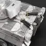 Haudang Decoration Metal Protective Net Armored Metal Guard Plate for 1/16 Heng Long German Tiger 3818 RC Tank Upgrade Parts