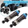 NUCHE 2Pcs Rear Shock Absorbers RC Car Parts for WLtoys 1/18 A969-B A979-B RC Cars A959-B-22
