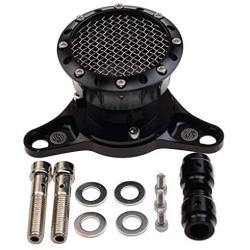 WOOSTAR Motorcycle Air Filter Made of CNC Metal Replacement for Harley Davidson Sportster Iron 883 XL883 XL1200 1991-2016 Air Cleaner