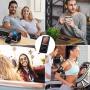 DeeFec 16GB Bluetooth4.1 MP3 Music Player Built-in Speaker with 2.4inch HD Screen, FM Radio, Voice Recorder Functions Metal Body, Support SD Card up to 128GB - Black