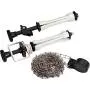 Impact Backdrop Holder for Photography Background Paper with 4-Meter Silver Metal Chain, 42 lb Load Capacity - VPD-DSMC2 Varidrive, 2 Drive Inserts Retractable Backdrop Support System