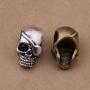 Mystart 30 Pieces One-Eyed Skeleton Skull Head Alloy Beads for DIY Jewelry Making Bracelet Pendant Paracord (Antique Bronze) Mystart 30 Pieces One-Eyed Skeleton Skull Head Alloy Beads for DIY Jewelry Making Bracelet Pendant Paracord (Antique Bronze)