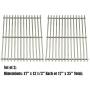 Direct Store Parts DS102 Solid Stainless Steel Cooking grids Replacement for Charbroil, Great Outdoors, Grill Chef, Thermos, Vermont Castings Gas Grills
