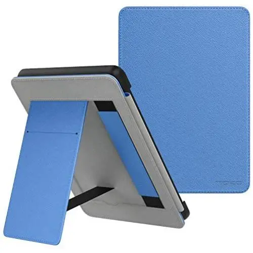 MoKo Case Fits Kindle Paperwhite (10th Generation, 2018 Releases), Lightweight PU Leather Cover Stand Shell with Hand Strap for Amazon Kindle Paperwhite 2018 E-Reader - Blue MoKo Case Fits Kindle Paperwhite (10th Generation, 2018 Releases), Lightweight PU Leather Cover Stand Shell with Hand Strap for Amazon Kindle Paperwhite 2018 E-Reader - Blue