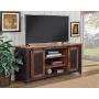 Martin Svensson Home Santa Fe 70'' TV Stand | Antique Black & Aged Distressed Pine