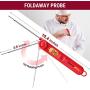 ThermoPro TP03 Digital Instant Read Meat Thermometer Kitchen Cooking Food Candy Thermometer with Backlight and Magnet for Oil Deep Fry BBQ Grill Smoker Thermometer