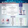 MITREAPEL Super CA Glue (1.75 oz.) with Spray Adhesive Activator (6.75 fl oz.) - Crazy Craft Glue for Wood, Plastic, Metal, Leather, Ceramic - Cyanoacrylate Glue for Crafting and Building (1 Pack)