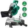 Metabo HPT C10FCGS Compound Miter Saw, 10-Inch, Single Bevel, 15-Amp Motor, 0-52° Miter Angle Range, 0-45° Bevel Range, Large Table, 10'' 24T TCT Miter Saw Blade