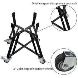 Dracarys Rolling Cart for XLarge Big Green Egg Accessories,Green Egg Rolling Nest with Heavy Duty Locking Caster Wheels Powder Coated Steel Rolling Outdoor Cart for XLarge Big Green Egg Grill Stand