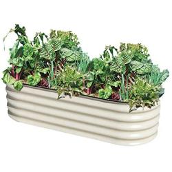 Metal Garden Box, Jungle Jane’s Raised Garden Planter, 3 x 7 ft Outdoor Planter