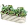 Metal Garden Box, Jungle Jane’s Raised Garden Planter, 3 x 7 ft Outdoor Planter
