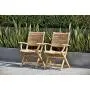 Amazonia Dublin 2-Piece Folding Armchairs | Certified Teak | Ideal for Outdoors and Indoors, with ARMS Amazonia Dublin 2-Piece Folding Armchairs | Certified Teak | Ideal for Outdoors and Indoors, with ARMS