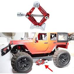 REhobby 1:10 Scale Aluminum Alloy Jack Height Stands Djustable for 1/10 RC Crawler Car Traxxas TRX4 Axial SCX10 Tamiya D90 D110 Parts