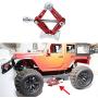 REhobby 1:10 Scale Aluminum Alloy Jack Height Stands Djustable for 1/10 RC Crawler Car Traxxas TRX4 Axial SCX10 Tamiya D90 D110 Parts