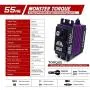 AGFRC 55KG Digital Steering Servo High Torque Programmable Full Metal Gear Brushless Servo for 1/8 1/10 RC Models, Control Angle 180° (A86BHM(Purple)&AGF-SPV2) AGFRC 55KG Digital Steering Servo High Torque Programmable Full Metal Gear Brushless Servo for 1/8 1/10 RC Models, Control Angle 180° (A86BHM(Purple)&AGF-SPV2)