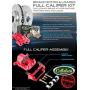 Callahan CCK11208 FRONT OE [2] Calipers + [2] Drilled/Slotted Rotors + Quiet Low Dust [4] Ceramic Pads Kit