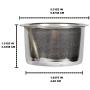 Univen Espresso Maker Filter Basket Cup Replaces Mr. Coffee 4101