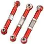 Essenc for WLtoys 144001 1/14 RC Car Spare Parts Metal Linkage Servo Pull Rod Steering Tie Rod Set,Red Essenc for WLtoys 144001 1/14 RC Car Spare Parts Metal Linkage Servo Pull Rod Steering Tie Rod Set,Red