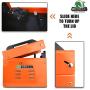 STEGODON MIG 160 Welder Portable Flux Core Wire Automatic Feed 160 Welder Machine Welding w/Free Mask ARC 110V with Electrode Holder,Work Clamp, Input Power Adapter Cable and Brush(Orange)