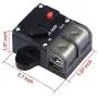 Cllena 50 Amp Circuit Breaker with Manual Reset, 0-8 Gauge Wire Inline Fuse Block 12V - 42V DC for Car Rv Marine Automotive Stereo Audio Electronic System Cllena 50 Amp Circuit Breaker with Manual Reset, 0-8 Gauge Wire Inline Fuse Block 12V - 42V DC for Car Rv Marine Automotive Stereo Audio Electronic System