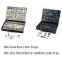 Muzerdo 86 Piece Tap and Die Set Bearing Steel Sae and Metric Tools, Titanium Coated with Metal Carrying Case