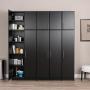 Prepac Elite Storage Cabinet, 32'' W x 65'' H x 16'' D, Black