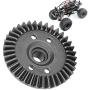 Motor Differential Gear 1:10 Metal Spur Differential Gear Spare Parts Accessory Fits for REMO RC Car