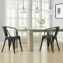 FDW Dining Chairs Set of 4 Metal Chair Indoor Outdoor Chairs Patio Chairs Kitchen Dining Chairs 18 Inch Seat Height Restaurant Chair Tolix Side Metal Stackable Bar Chairs 330LBS Weight Capacity,Black FDW Dining Chairs Set of 4 Metal Chair Indoor Outdoor Chairs Patio Chairs Kitchen Dining Chairs 18 Inch Seat Height Restaurant Chair Tolix Side Metal Stackable Bar Chairs 330LBS Weight Capacity,Black