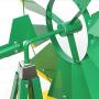 XtremepowerUS 8FT Green Metal Windmill Yard Garden Wind Mill