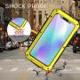 HATA iPhone 11 Metal Military Heavy Duty case, iPhone 11 Rugged Drop Tested Case with Built-in Screen Protector Kickstand Sturdy Full Body Cover (Yellow, iPhone 11)