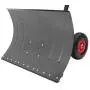 TUFFIOM Wheeled Snow Shovel Pusher ,Metal Rolling Removal Tool with Multi-Angle Heavy Duty Large Blade Plow & Height Adjustable Handle for Doorway Driveway or Pavement Clearing TUFFIOM Wheeled Snow Shovel Pusher ,Metal Rolling Removal Tool with Multi-Angle Heavy Duty Large Blade Plow & Height Adjustable Handle for Doorway Driveway or Pavement Clearing
