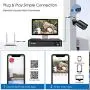 ZOSI 1080p PoE Home Security Camera System Outdoor Indoor,8CH 5MP H.265+ PoE NVR Recorder with 2TB Hard Drive and (8) 1080p Surveillance Bullet PoE Network Cameras with 120ft Long Night Vision ZOSI 1080p PoE Home Security Camera System Outdoor Indoor,8CH 5MP H.265+ PoE NVR Recorder with 2TB Hard Drive and (8) 1080p Surveillance Bullet PoE Network Cameras with 120ft Long Night Vision