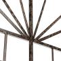 H Potter Garden Trellis for Climbing Plants Wrought Iron Metal Privacy Screen for Patio Deck Porch Outdoor Wall Decor Weather Resistant Large