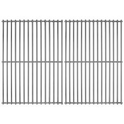 Hisencn Stainless Steel Cooking Grids Grates Grill Grid Replacement for Thermos Grill Parts 461252605, Kirkland Front Avenue 463230703, Charbroil 463261306, Kenmore, Master Chef, BBQ Pro, 16 5/8 inch