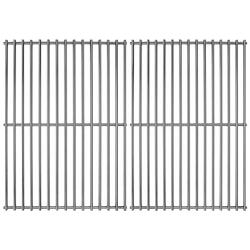 Hisencn Stainless Steel Cooking Grids Grates Grill Grid Replacement for Thermos Grill Parts 461252605, Kirkland Front Avenue 463230703, Charbroil 463261306, Kenmore, Master Chef, BBQ Pro, 16 5/8 inch