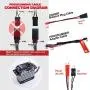 AGFRC 66KG-IP67-Waterproof Digital-Servo High-Torque Programmable - 12V Full Metal Gear Brushless Servo for 1/8 1/10 RC Models, Control Angle 180° (SA86BVMW&AGF-SPV2)