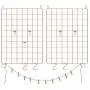 SONGMICS Grid Panel, Photo Wall Display, Metal Mesh Wall Decor, Multifunctional Hanging Picture Wall, DIY, Art Display, S Hook, Clip, Hemp Cord, Set of 2, Rose Gold, ULPP01DR SONGMICS Grid Panel, Photo Wall Display, Metal Mesh Wall Decor, Multifunctional Hanging Picture Wall, DIY, Art Display, S Hook, Clip, Hemp Cord, Set of 2, Rose Gold, ULPP01DR