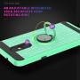 YmhxcY Compatible for LG Stylo 5 / LG Stylo 5 Plus/LG Stylo 5V / LG Stylo 5X Case,360 Degree Rotating Ring & Bracket Dual Layer Shock Bumper Cover for LG Stylo 5-ZH Mint