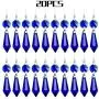 20 Pieces Chandelier Icicle Crystal U-Drop Prisms Lamp Parts Glass Pendants Beads for Wedding, Party or Holiday Decoration, 37mm, Blue 20 Pieces Chandelier Icicle Crystal U-Drop Prisms Lamp Parts Glass Pendants Beads for Wedding, Party or Holiday Decoration, 37mm, Blue