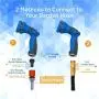 homyhomi Garden Hose Spray Nozzle, Heavy Duty Metal Spray Nozzle High Pressure, 8 Patterns Thumb Control for Watering, Car & Pet Washing homyhomi Garden Hose Spray Nozzle, Heavy Duty Metal Spray Nozzle High Pressure, 8 Patterns Thumb Control for Watering, Car & Pet Washing