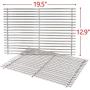 SHINESTAR 7528 19.5'' Grill Grates Replacement Parts for Weber Genesis 300 Series, Genesis E310, E330, Heavy Duty Stainless Steel Cooking Grates