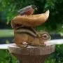 HUNTHAWK Chipmunk Outdoor Brown Squirrel Feeders,Birdfeeder fit for Outside Woodland Squirrels and Other Animals HUNTHAWK Chipmunk Outdoor Brown Squirrel Feeders,Birdfeeder fit for Outside Woodland Squirrels and Other Animals