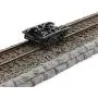 HP0687 2 pcs 1/87 Model Train HO Scale high Rim psyllium RCOO Bogie 36'' Metal Wheels Model Building kit